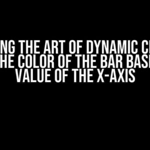 Mastering the Art of Dynamic Charting: Change the Color of the Bar based on the Value of the X-Axis